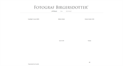 Desktop Screenshot of birgersdotter.com